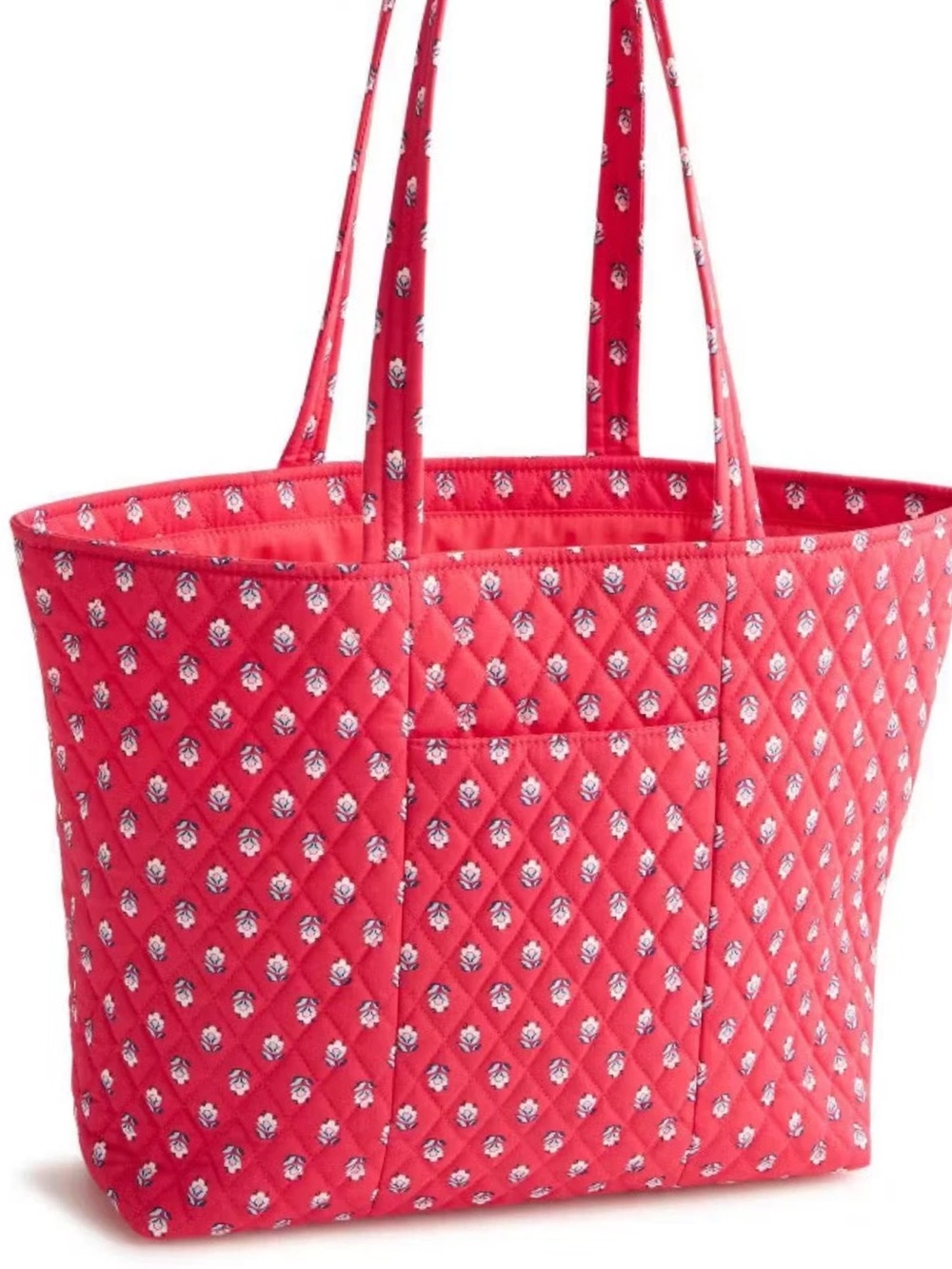 Vera Bradley Quilted Red Floral Tote